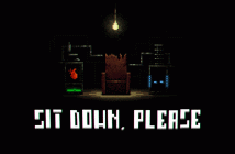 SIT DOWN, PLEASE, un gioco narrativo creepy/horror con un gameplay arcade